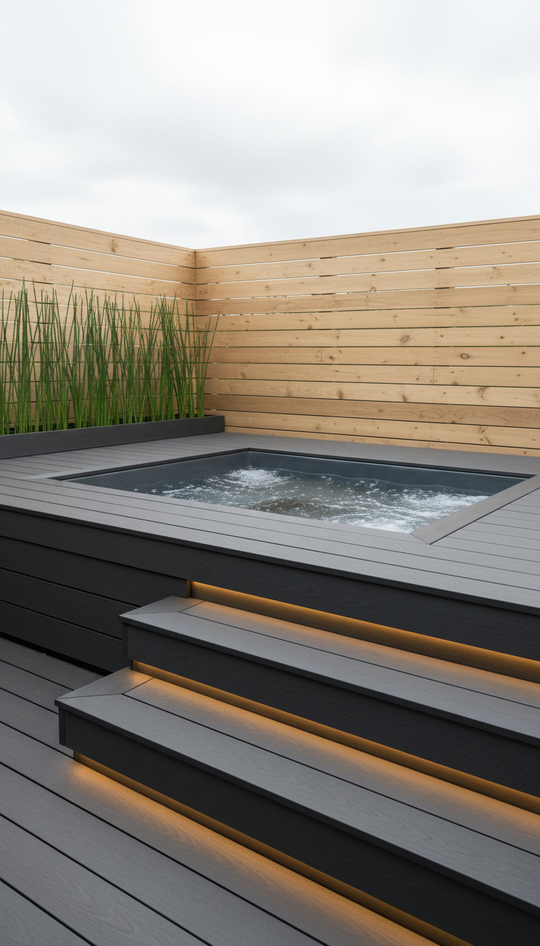 2. The Modern Minimalist Deck