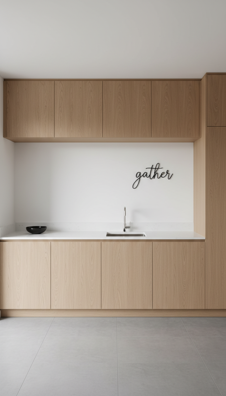 4. The Modern Minimalist Script Sign