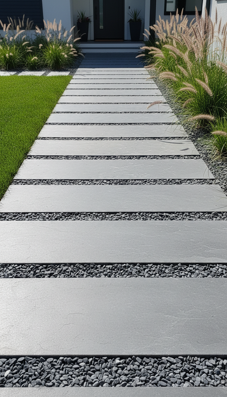3. Upgrade Your Walkway with Modern Pavers