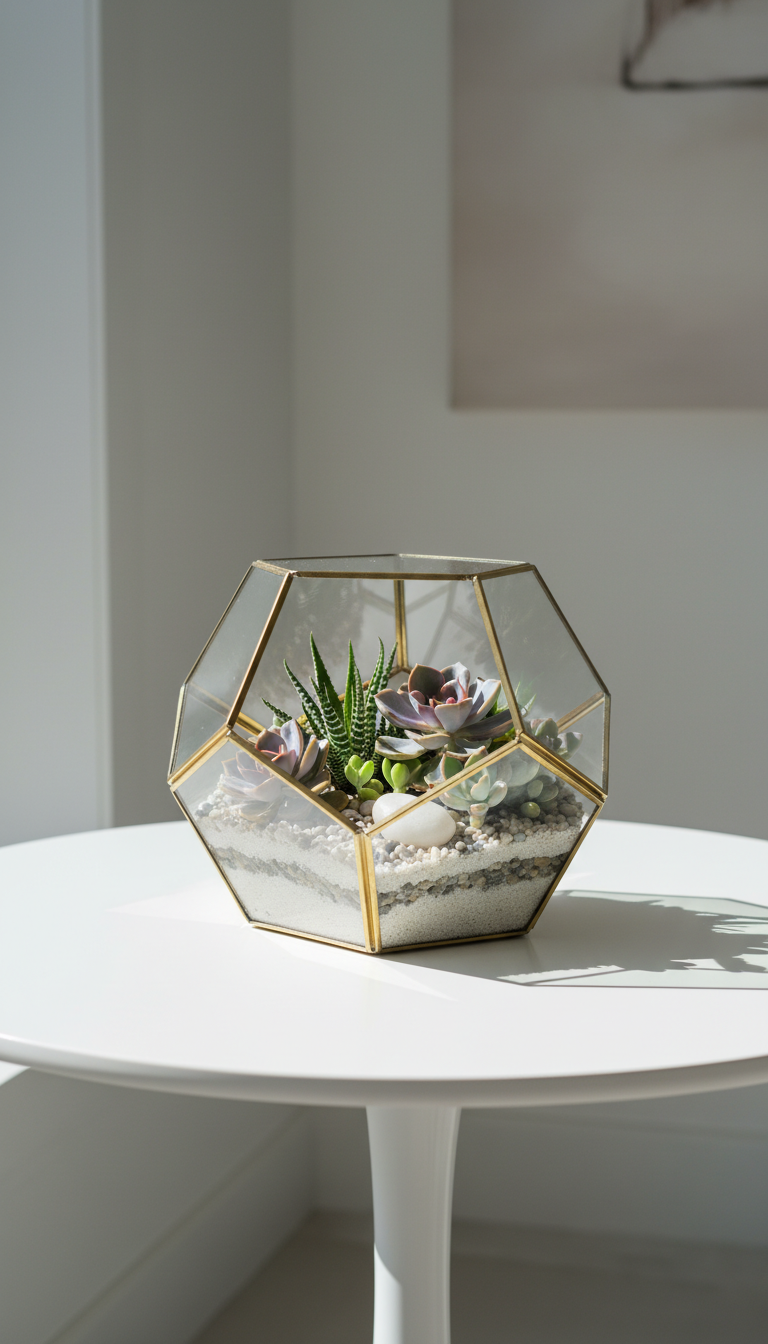 5. The Modern Bloom: Succulent Terrariums