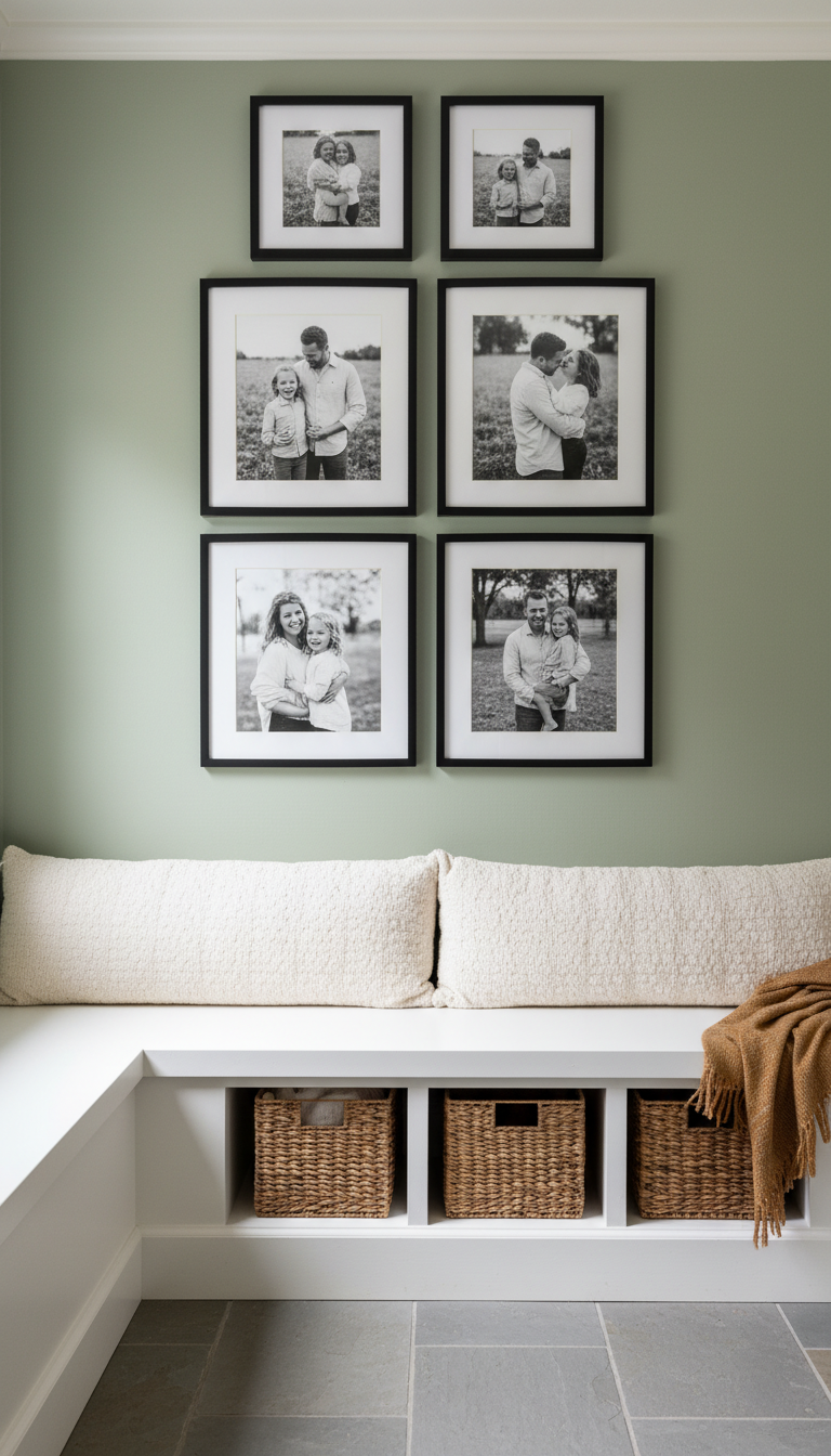 7. Personalize with a Family-Focused Gallery Wall