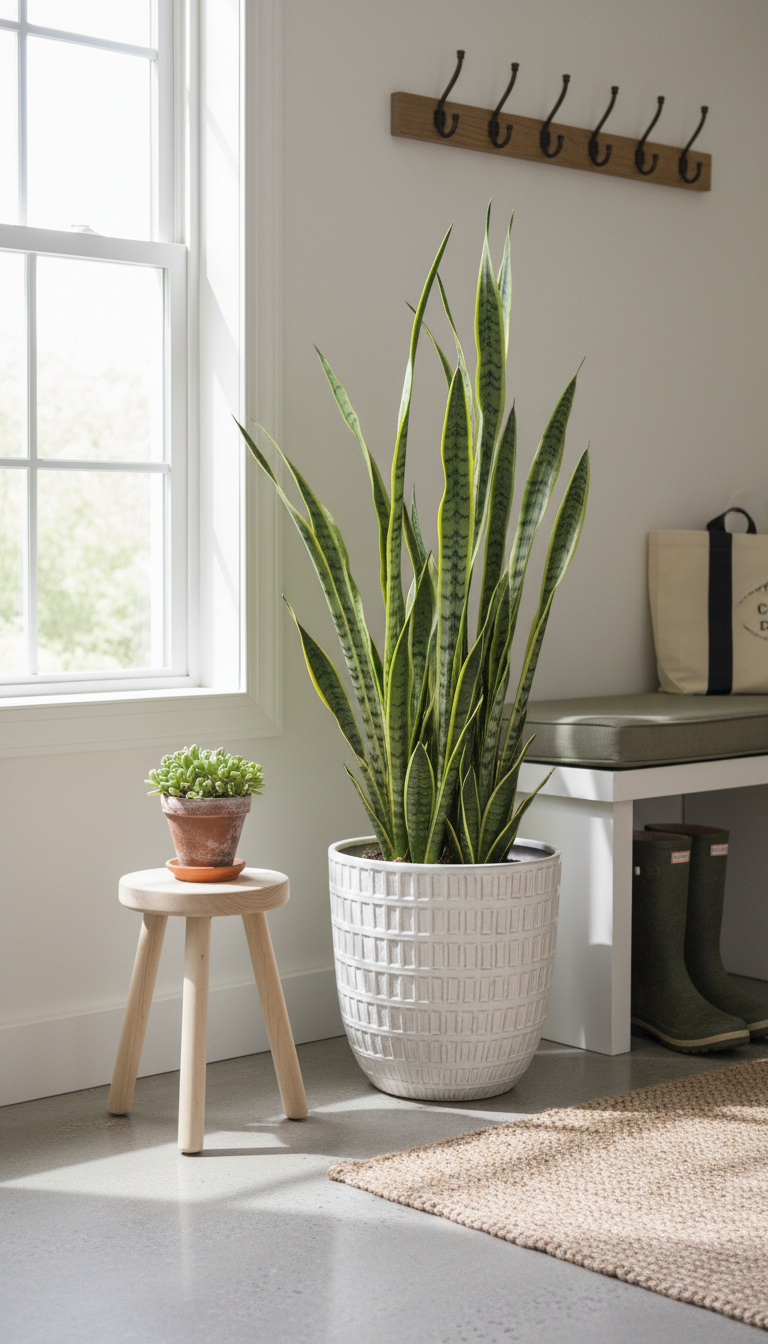 10. Bring Life in with a Touch of Greenery