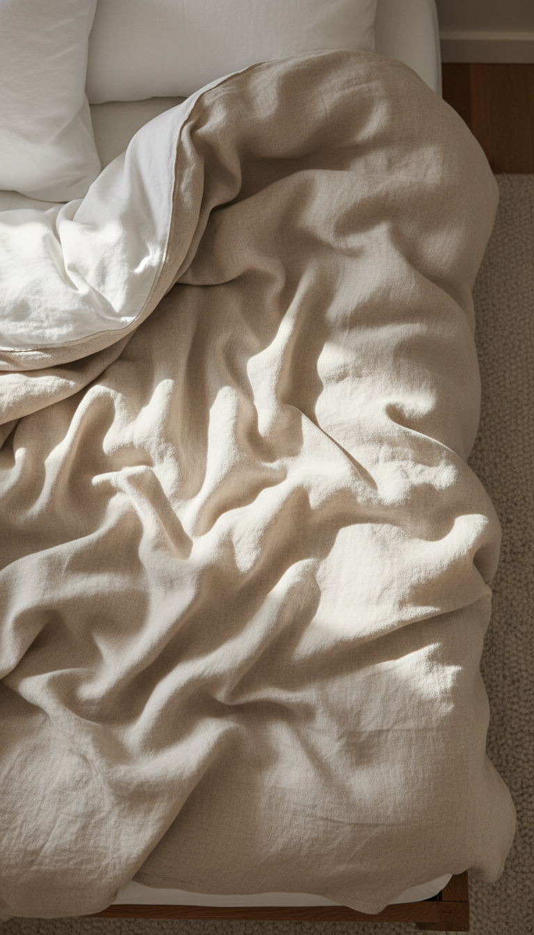 12. Invest in Quality Linen Bedding