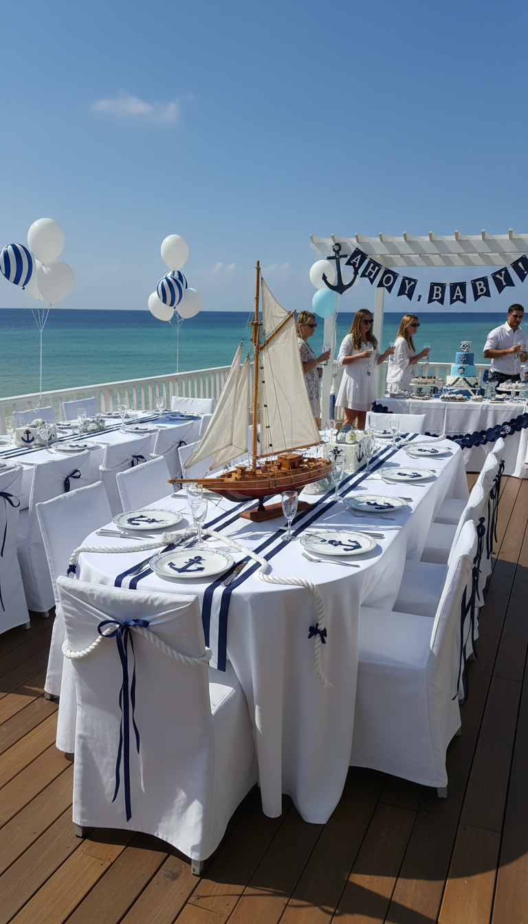 9. Nautical 'Ahoy, It's a Boy/Girl!'