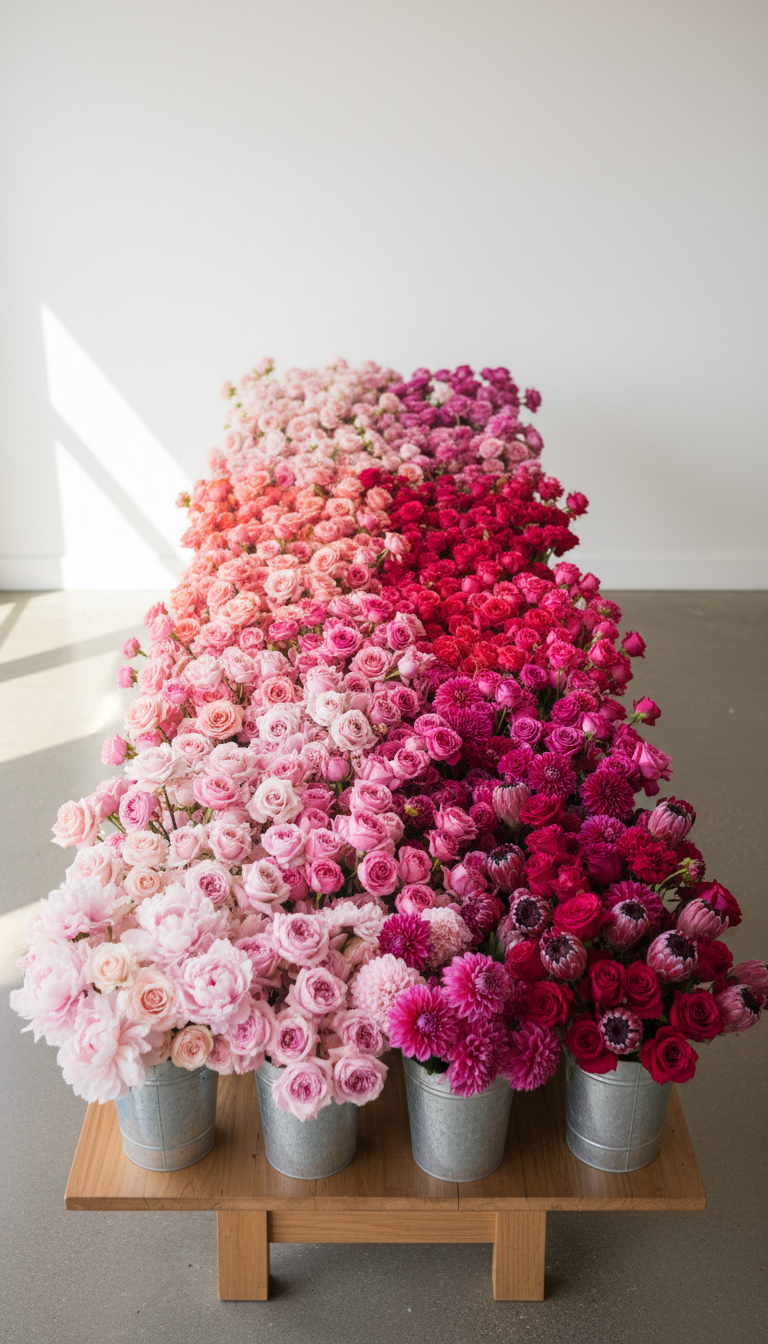 10. The Color-Themed Ombré Bar