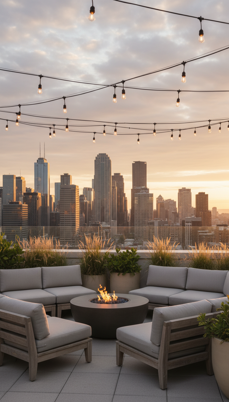 13. Outdoor Patio Lounge for Fresh Air Breaks