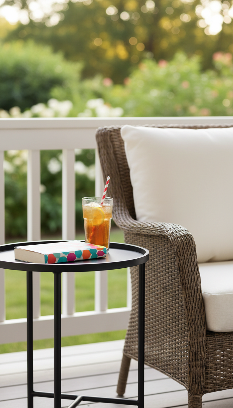 11. Include a Chic & Functional Side Table