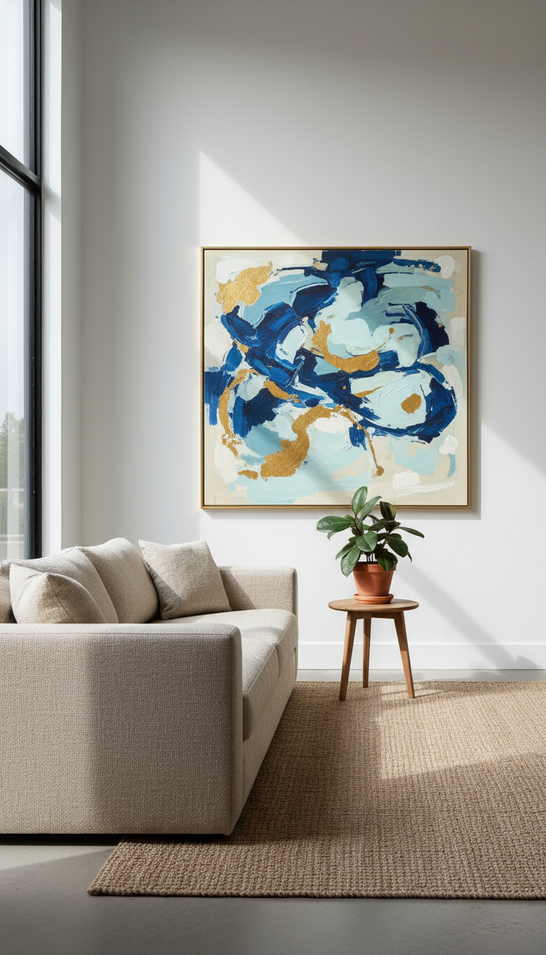 1. Go Big with Oversized Art