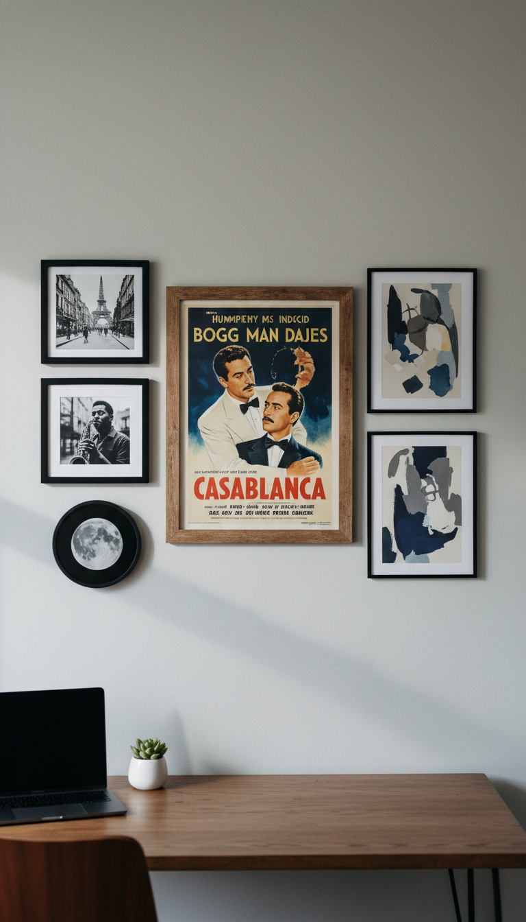 8. Create a Personal Gallery Wall: The Ultimate Dorm Room Decor for Guys