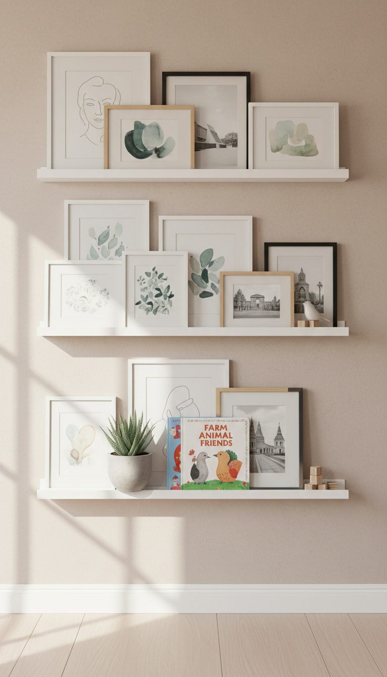 11. Use Functional Wall Ledges