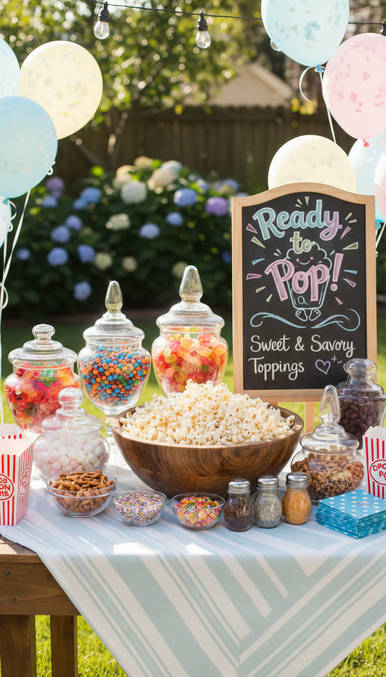 7. A Sweet 'Ready to Pop' Popcorn Bar