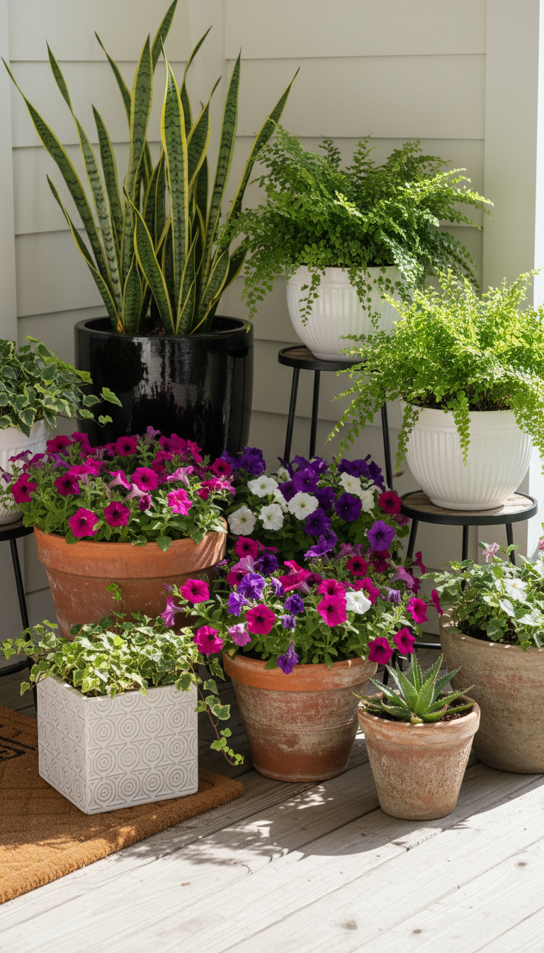 2. Create a Lush Container Garden