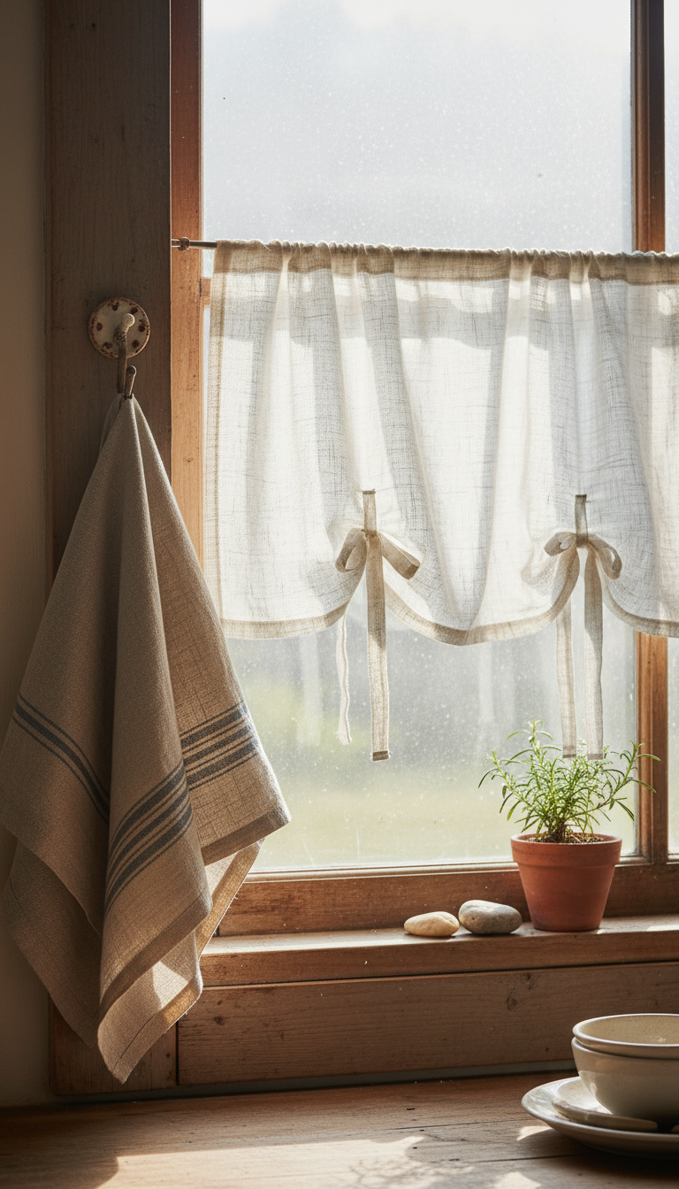 4. Soften the Space with Homespun Textiles