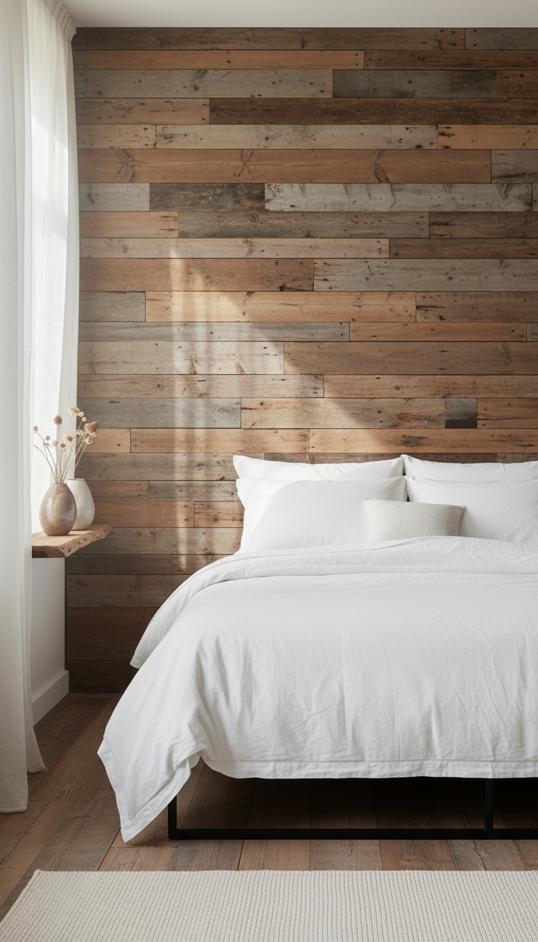 1. Embrace a Reclaimed Wood Accent Wall