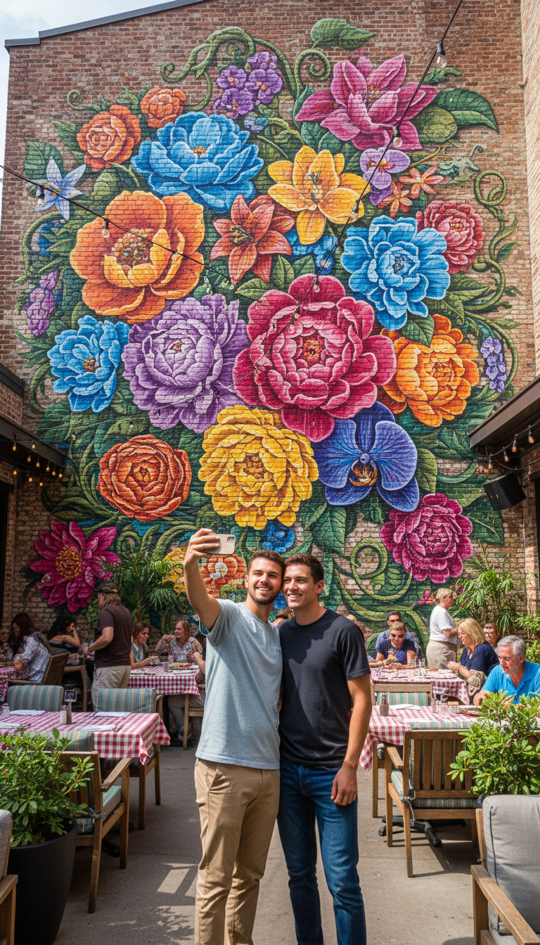 7. Make a Statement with an Instagrammable Mural