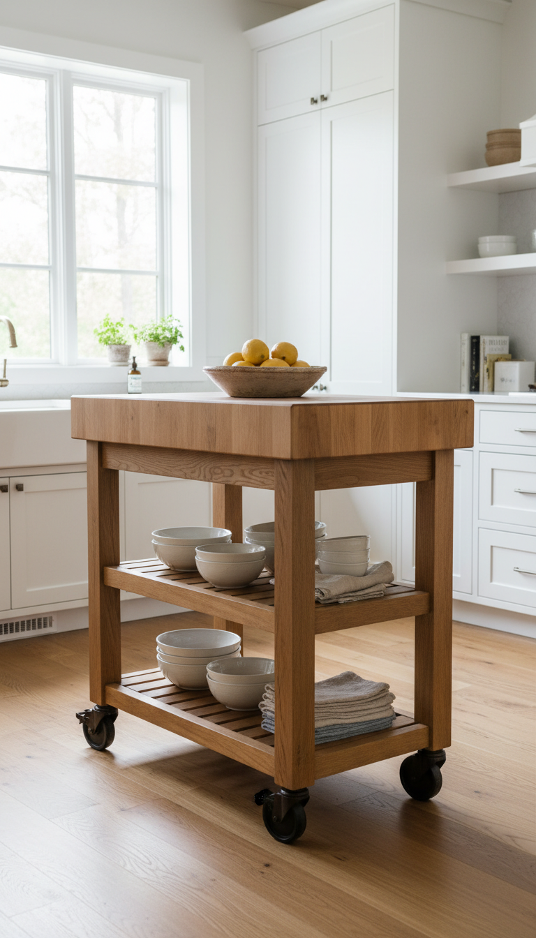 1. The Incredibly Versatile Rolling Cart