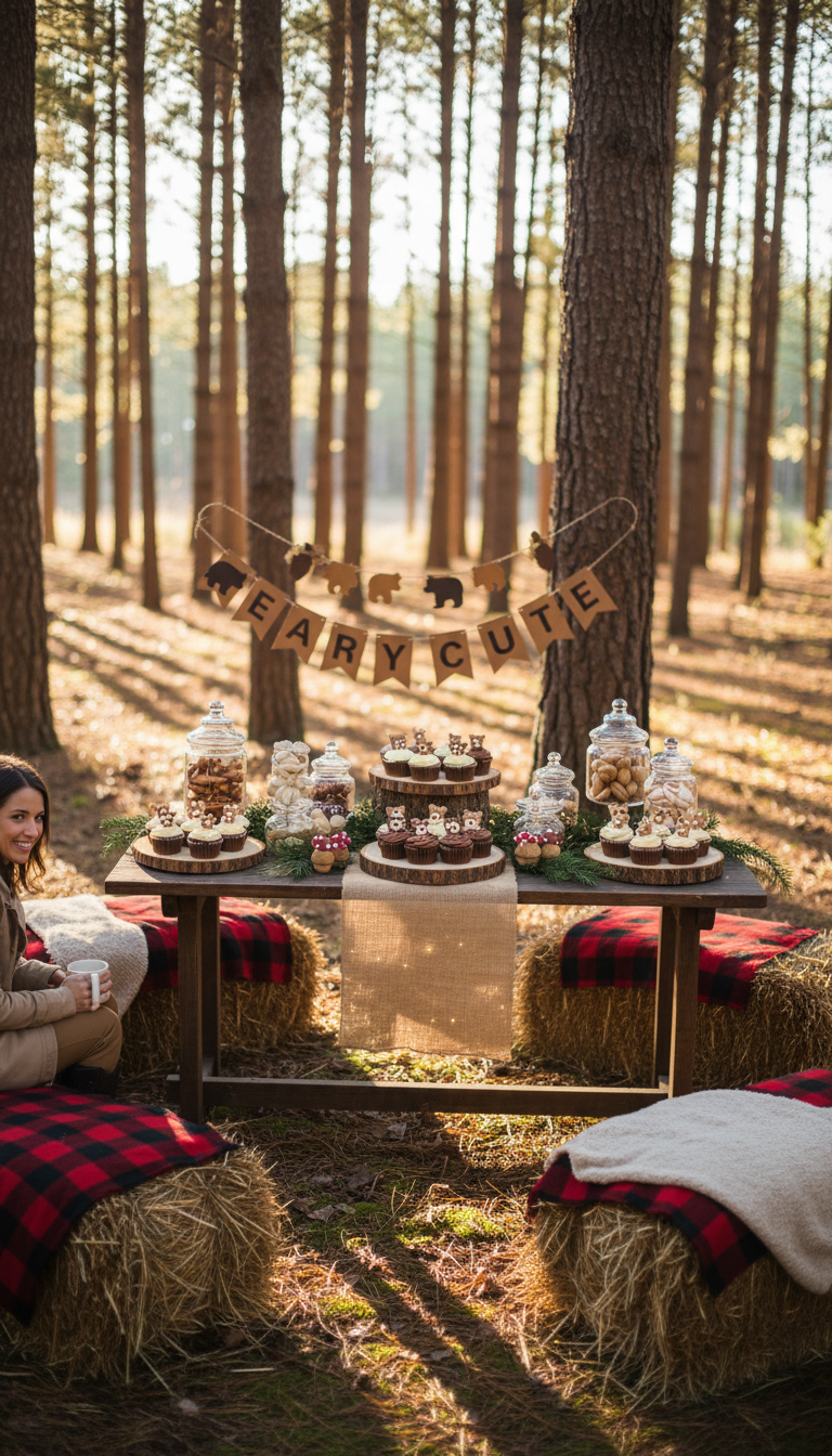 3. Rustic 'Beary Cute' Woodland Adventure