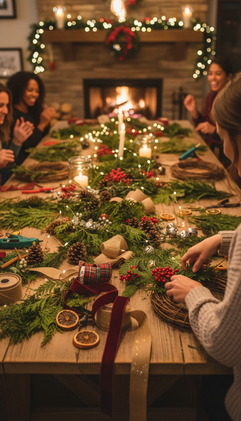 13. The Seasonal Wreath-Making Bar