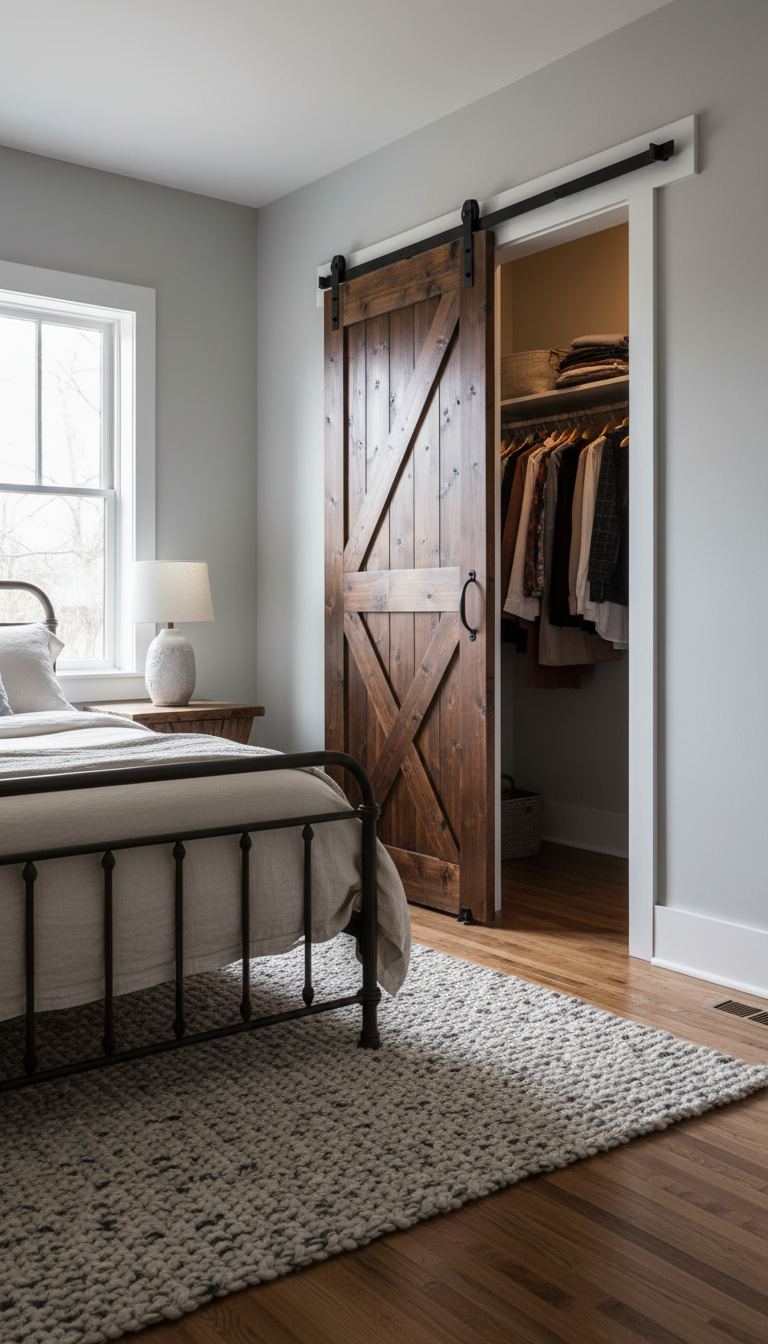 6. Install a Sliding Barn Door