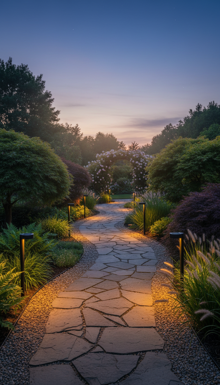 2. Illuminate with Solar Path Lighting