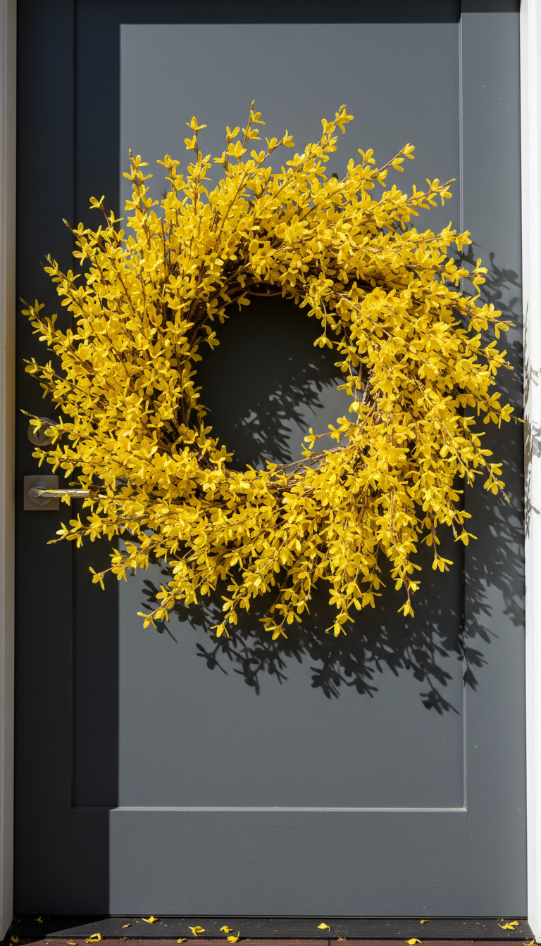 8. A Sunny Forsythia Burst