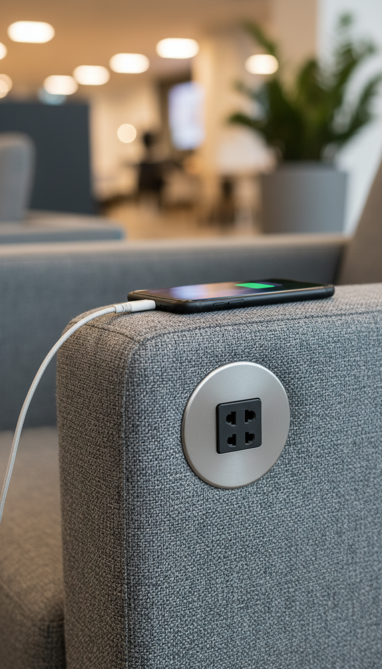 12. Tech-Integrated Furniture for Convenience