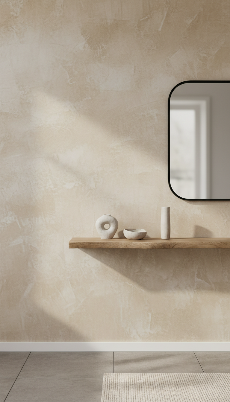 6. Add Depth with Textured Walls