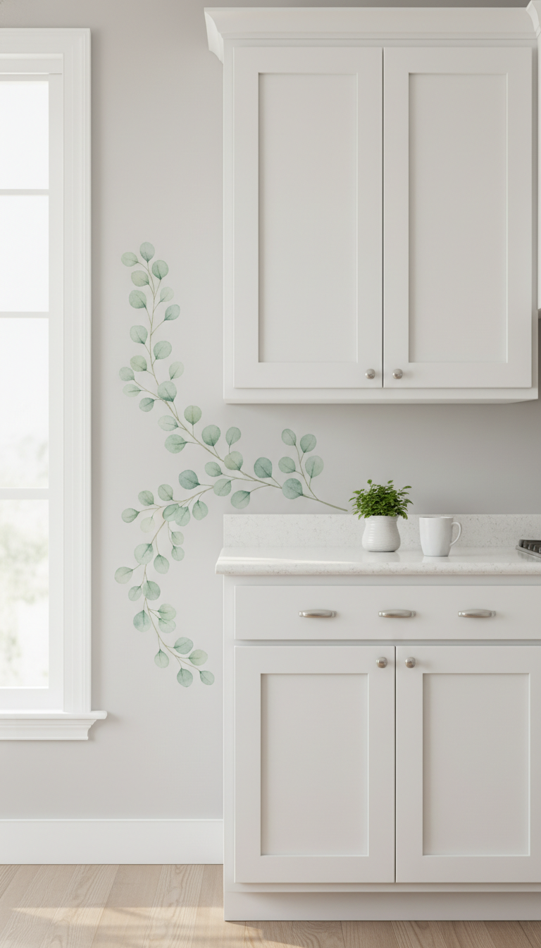 15. Trailing Vine or Leaf Garland Decals