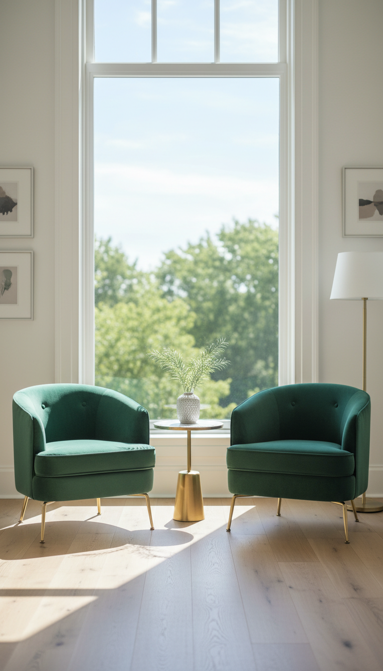 2. Chic Accent Chair Pairs