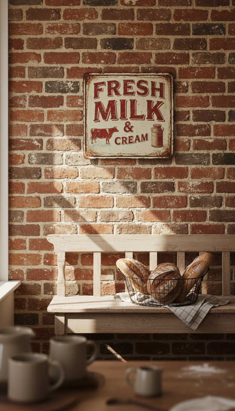 5. The Vintage-Inspired Metal Sign