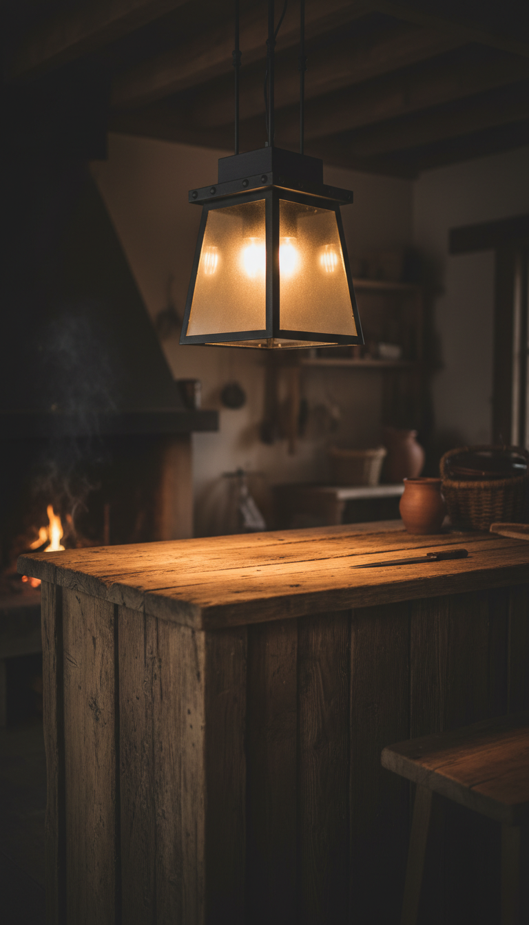 5. Choose Vintage-Inspired Lighting