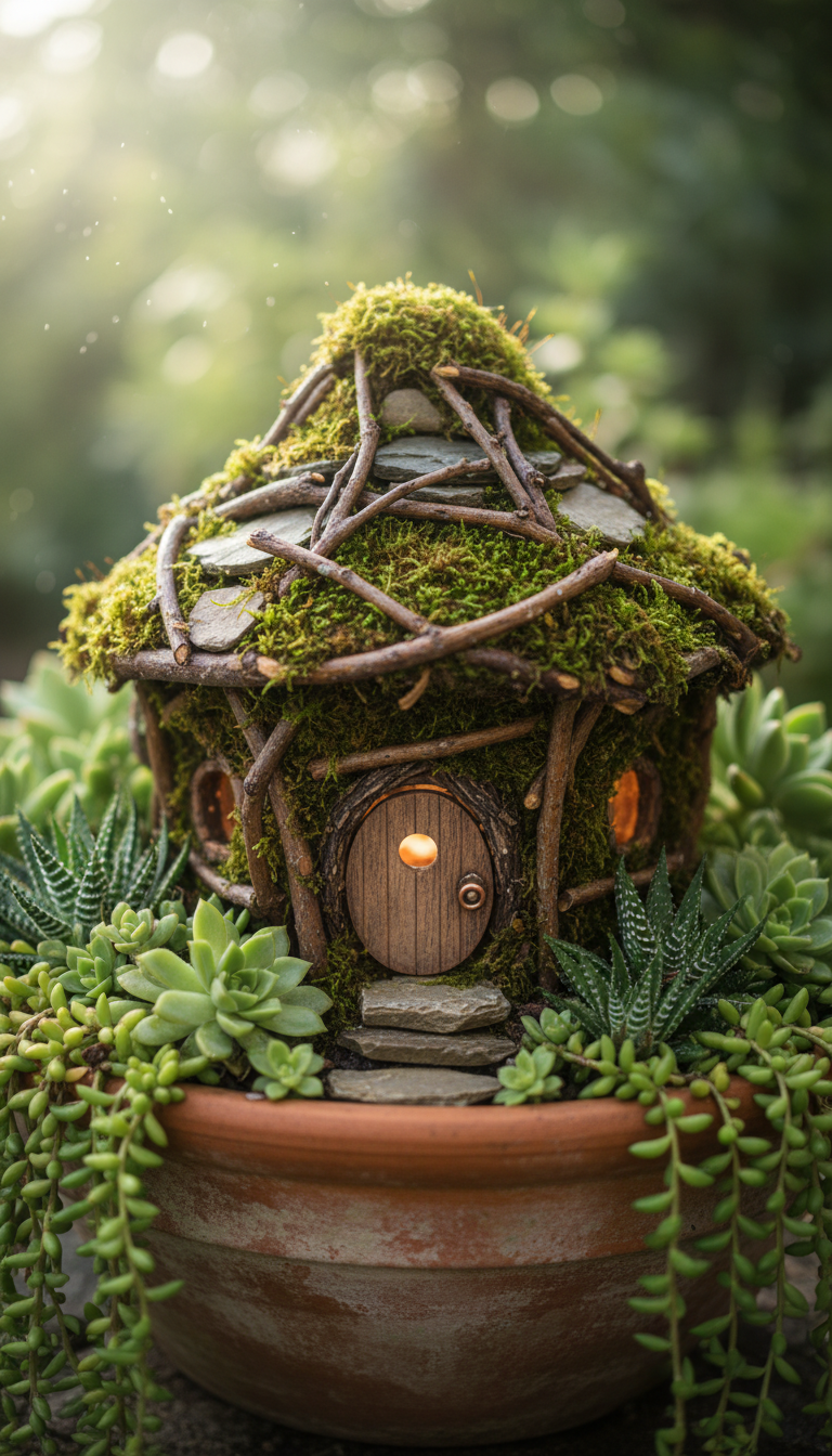 1. The Centerpiece: A Whimsical Fairy House