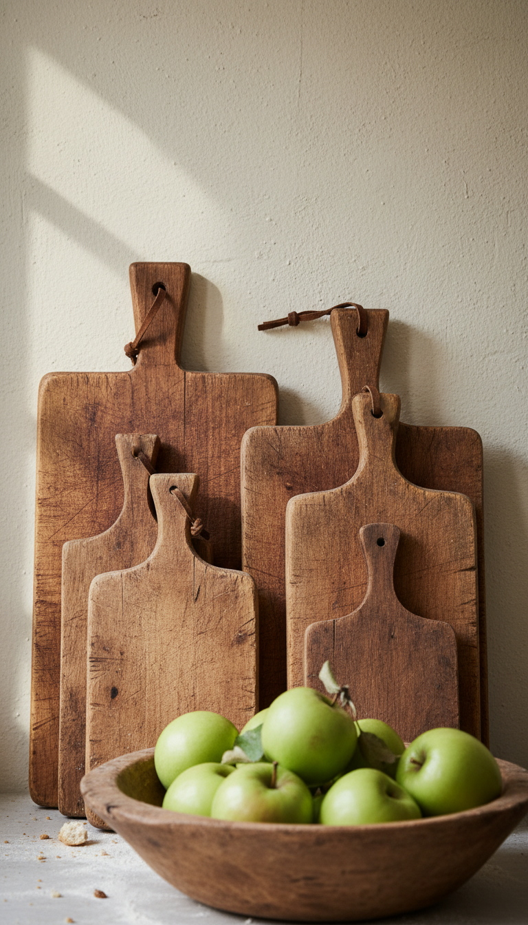 2. Layer in Worn Wooden Accents