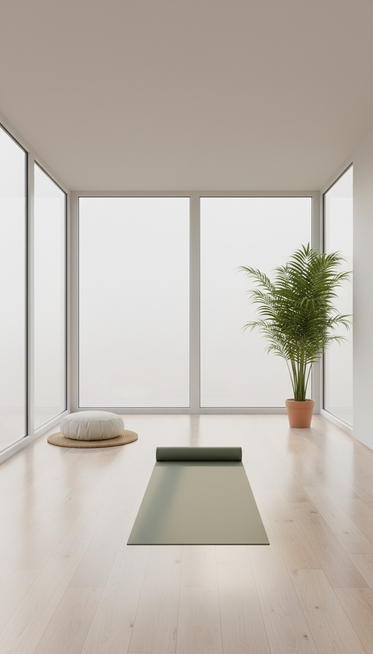 6. The Serene Yoga & Meditation Space