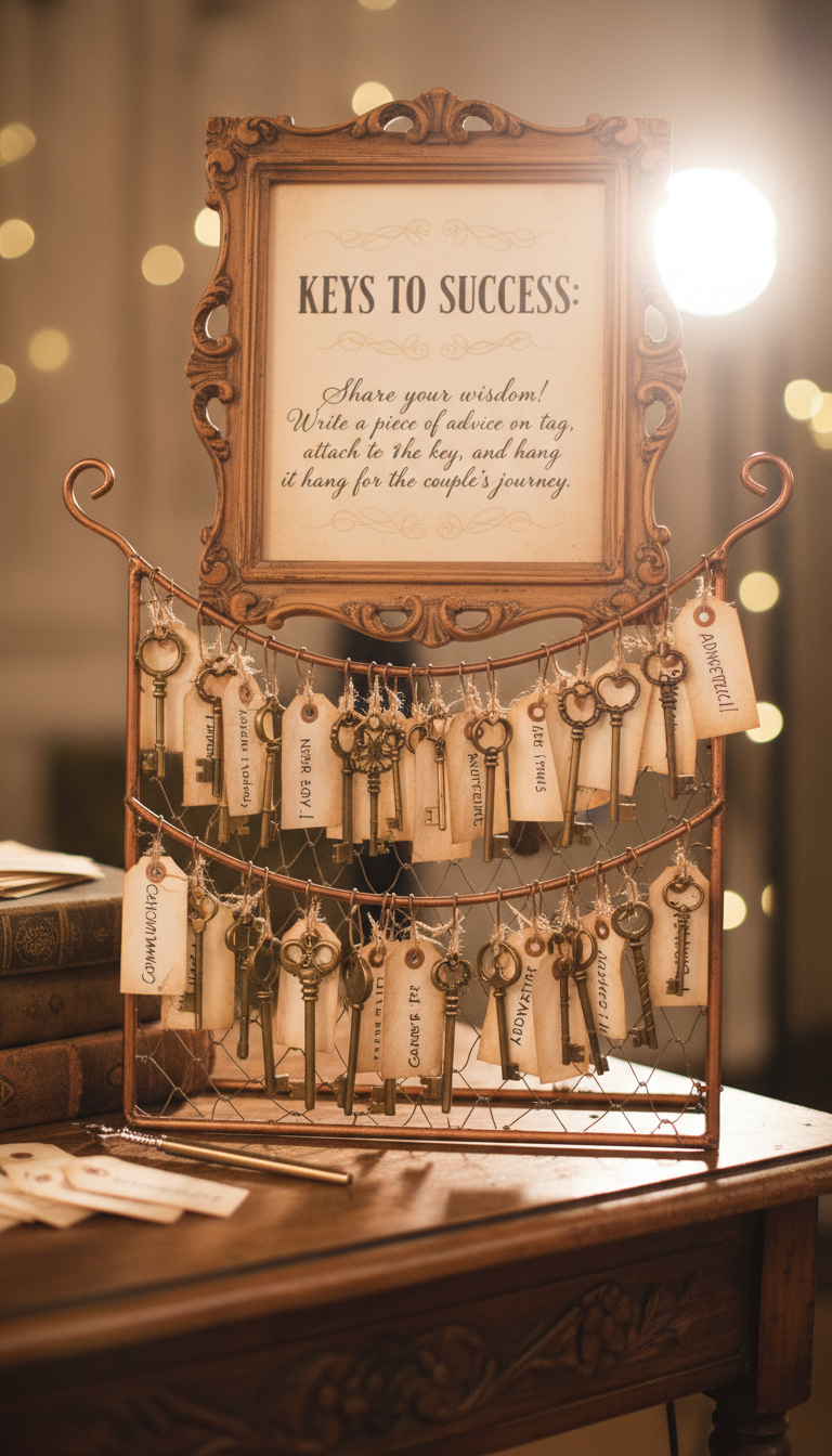 Use 'Keys to Success' as a Guest Book