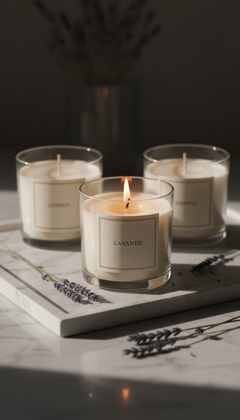 4. A Luxury Scented Candle Set