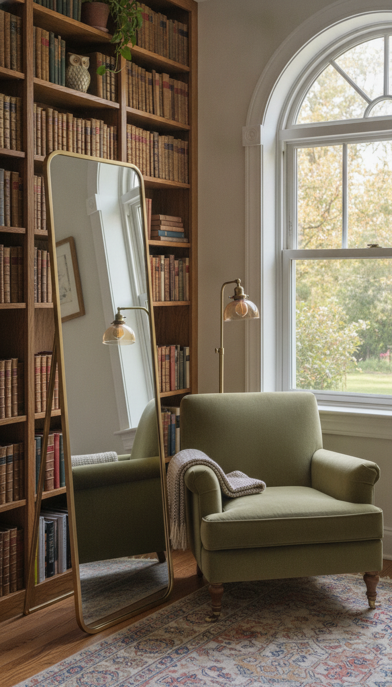 10. The Clever Corner Mirror Design