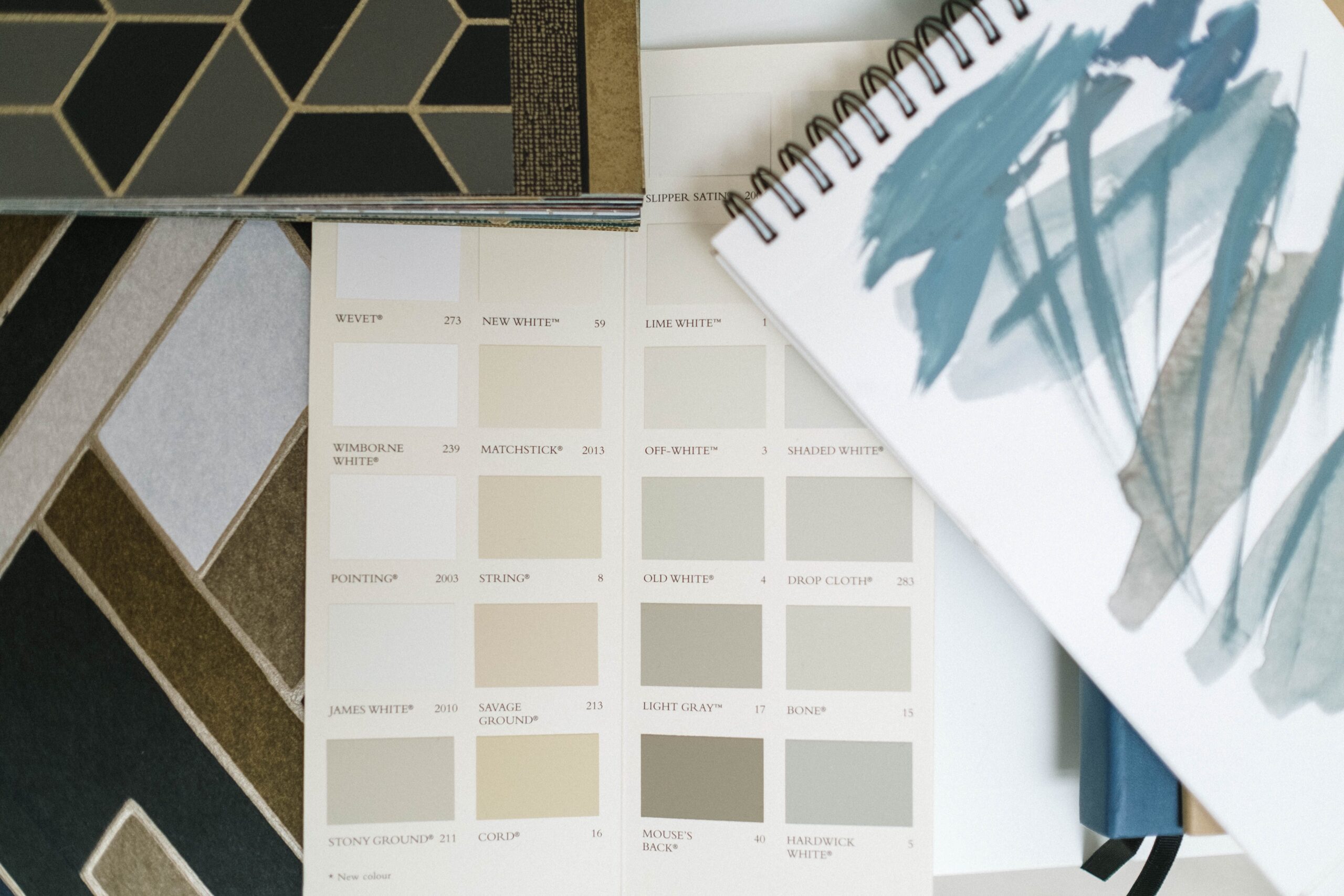 matching paint and wallpaper home decor