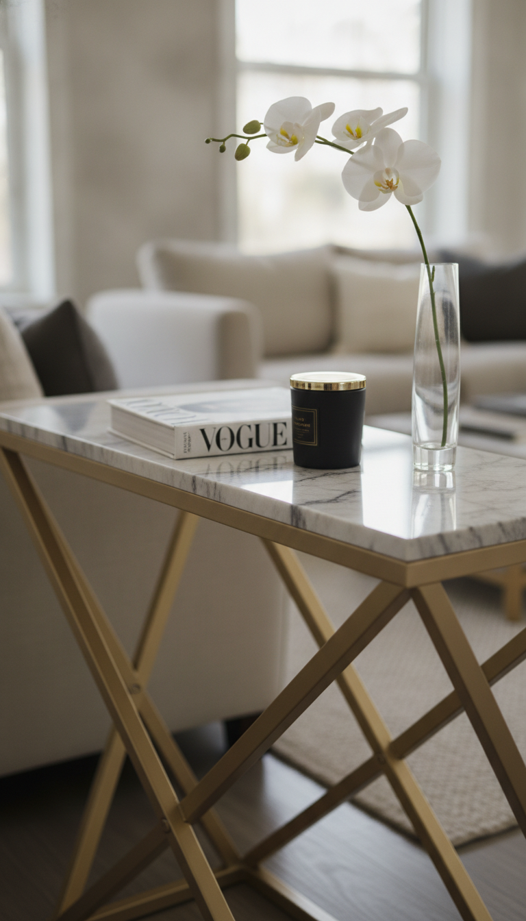 10. The Faux Marble Moment: Affordable Luxury