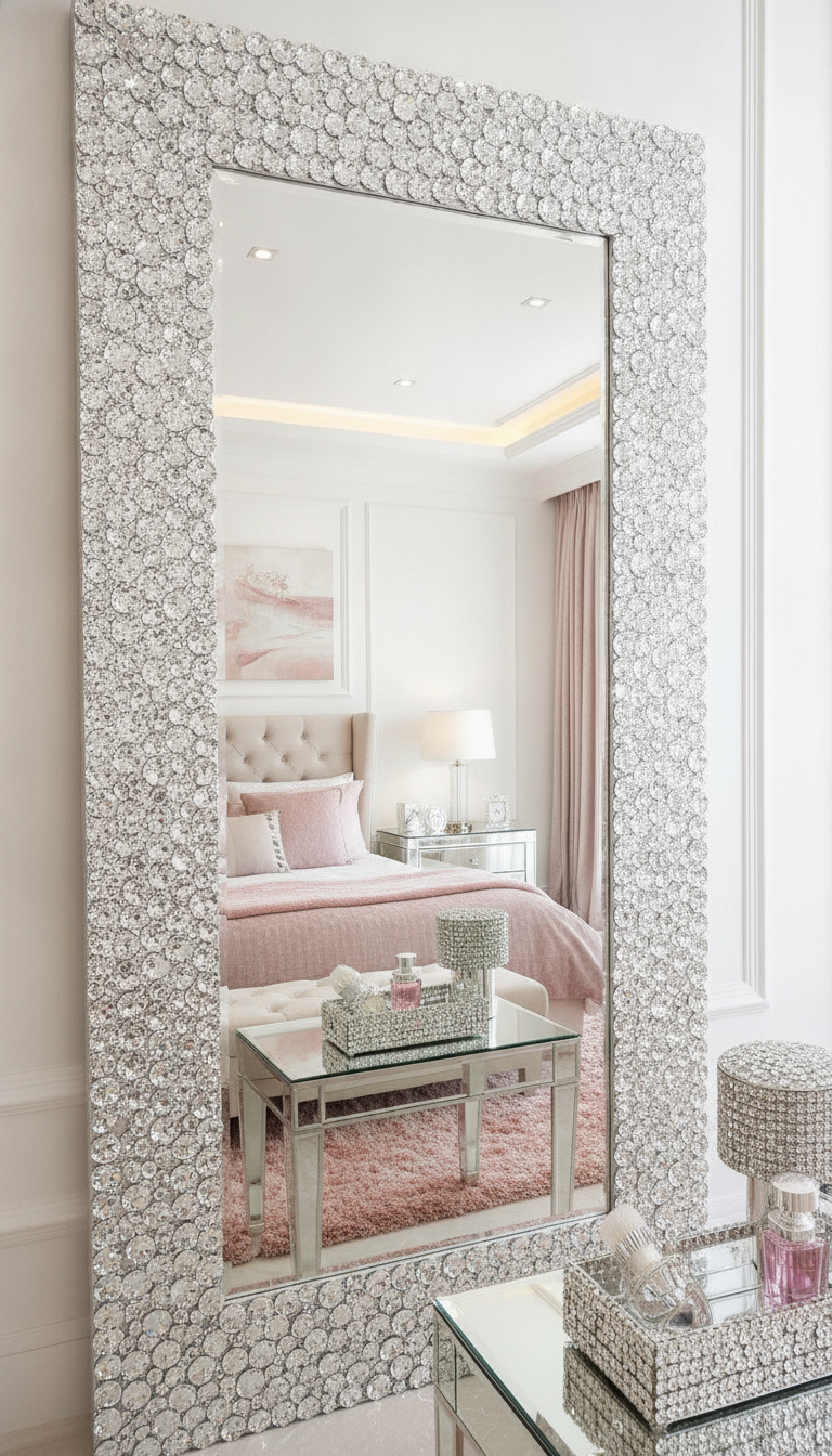 7. The Glamorous Bedazzled Mirror