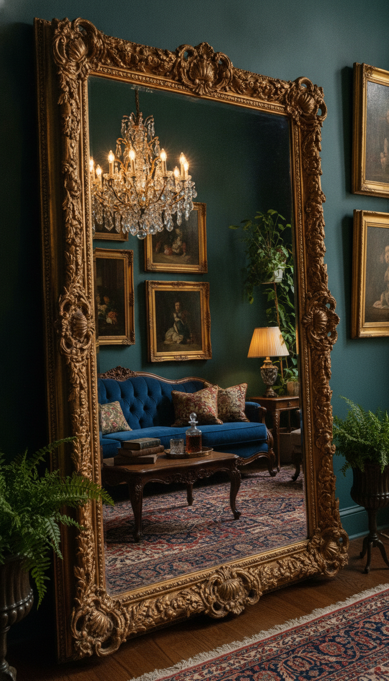 3. The Grand Ornate Gilded Mirror