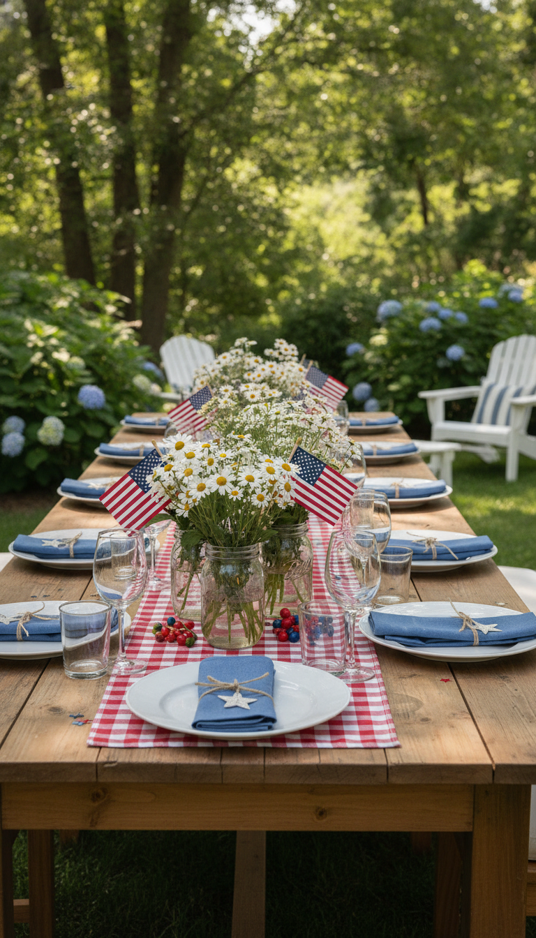 1. Create a Stunning Patriotic Tablescape